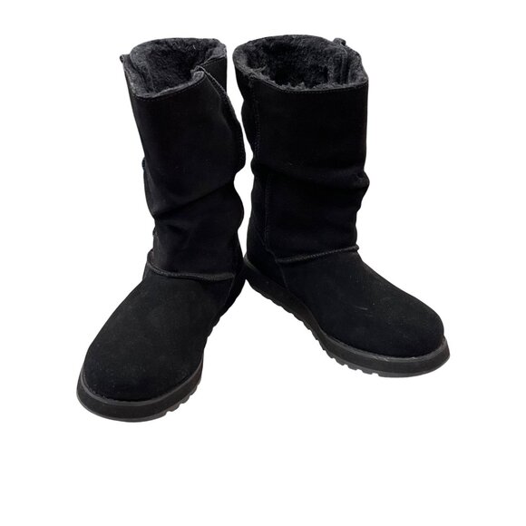 Skechers Womens Black Suede Winter Boots Sz 9 SKU 9001 - Picture 15 of 15